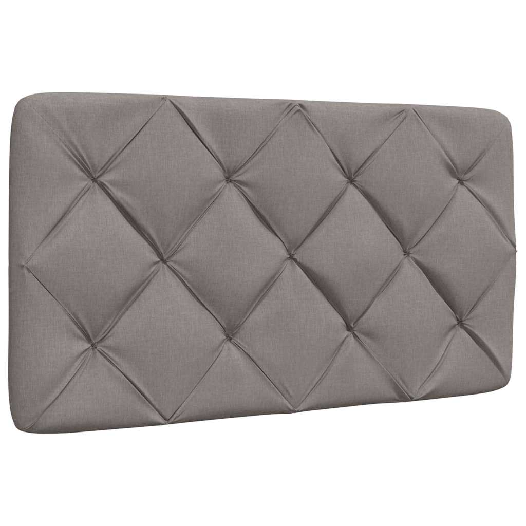 Bettgestell ohne Matratze Taupe 80x200 cm Stoff