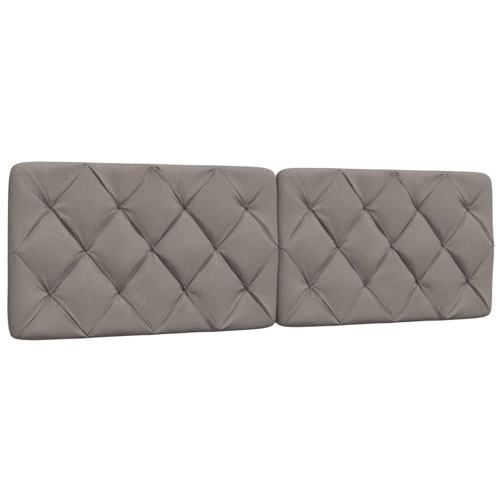 Bettgestell ohne Matratze Taupe 160x200 cm Stoff