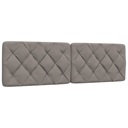 Bettgestell ohne Matratze Taupe 160x200 cm Stoff