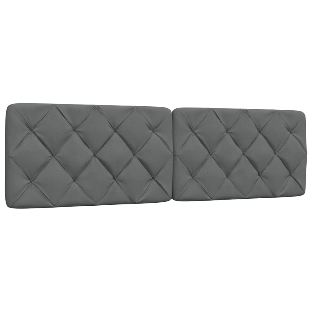 Bettgestell ohne Matratze Dunkelgrau 180x200 cm Stoff