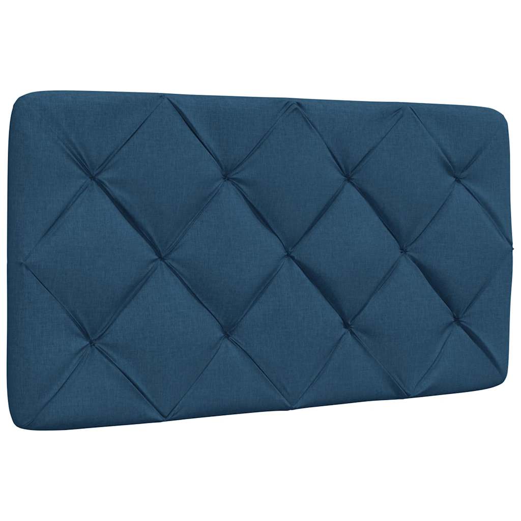 Bett mit Matratze Blau 80x200 cm Stoff