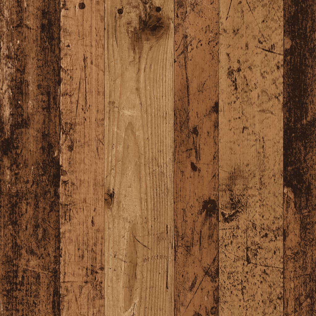 Étagères cubiques aspect bois de récupération 68x15x68 cm en matériau bois