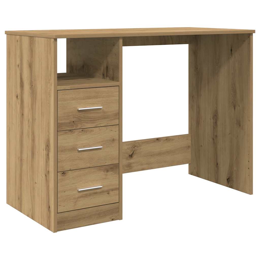 Schreibtisch Artisan-Eiche 102x76x50 cm Holzwerkstoff