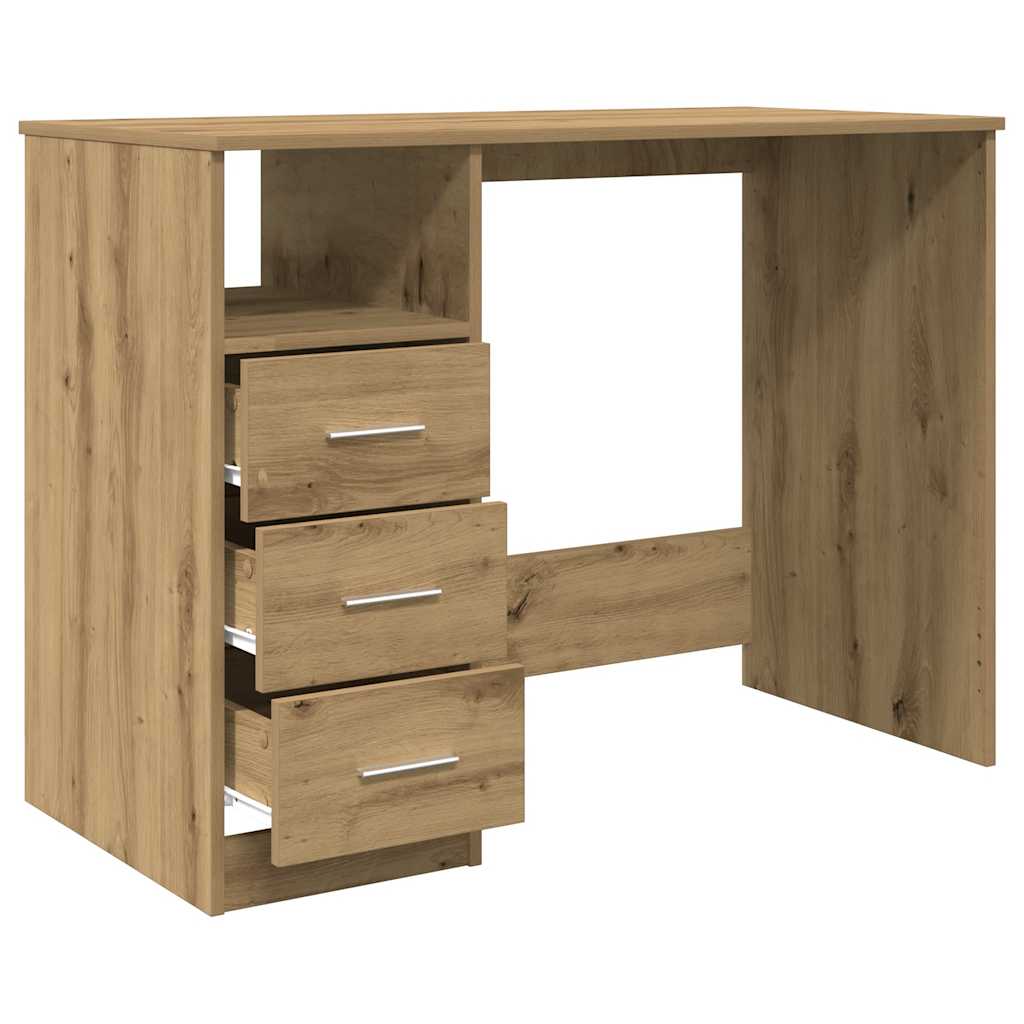 Schreibtisch Artisan-Eiche 102x76x50 cm Holzwerkstoff