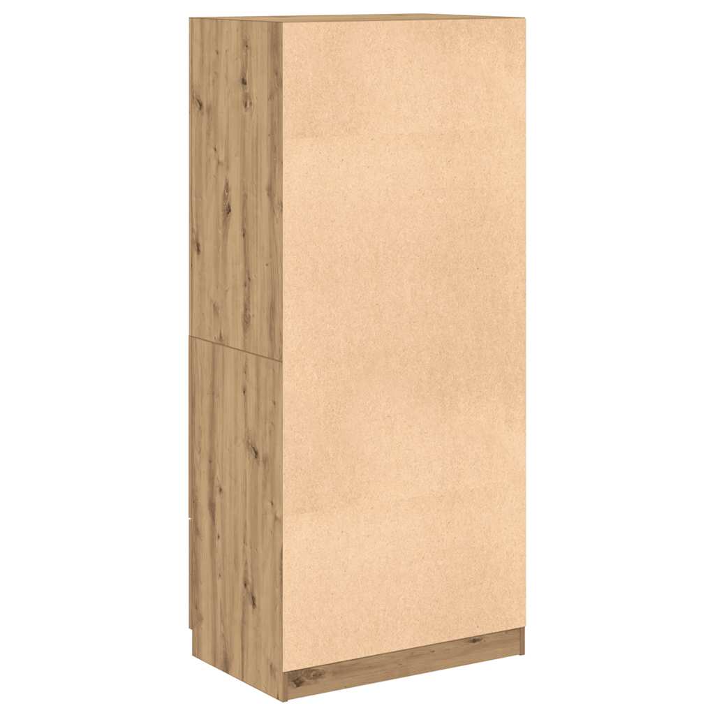 Kleiderschrank Artisan-Eiche 80x52x180 cm Holzwerkstoff