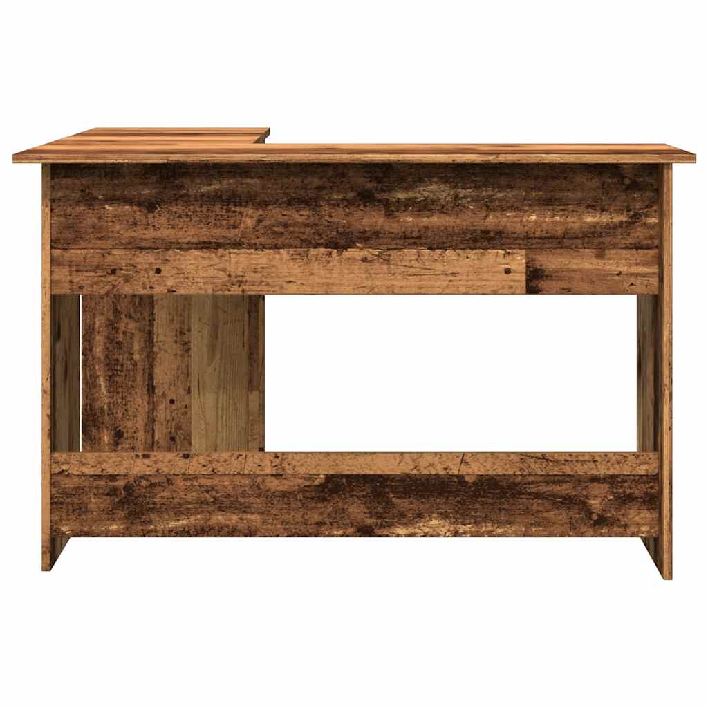 Eckschreibtisch Altholz-Optik 120x140x75 cm Holzwerkstoff