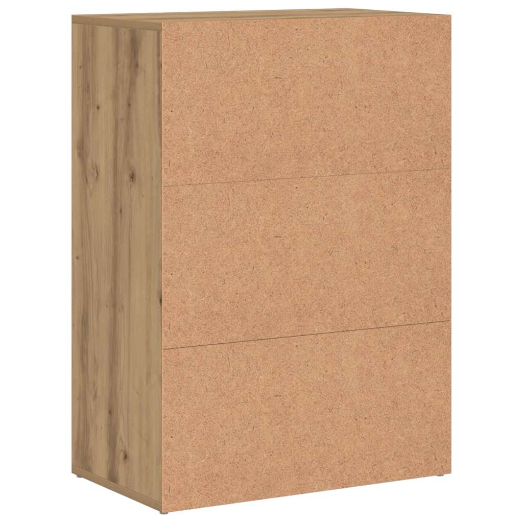 Schuhschrank Artisan-Eiche 60x35x84 cm Holzwerkstoff