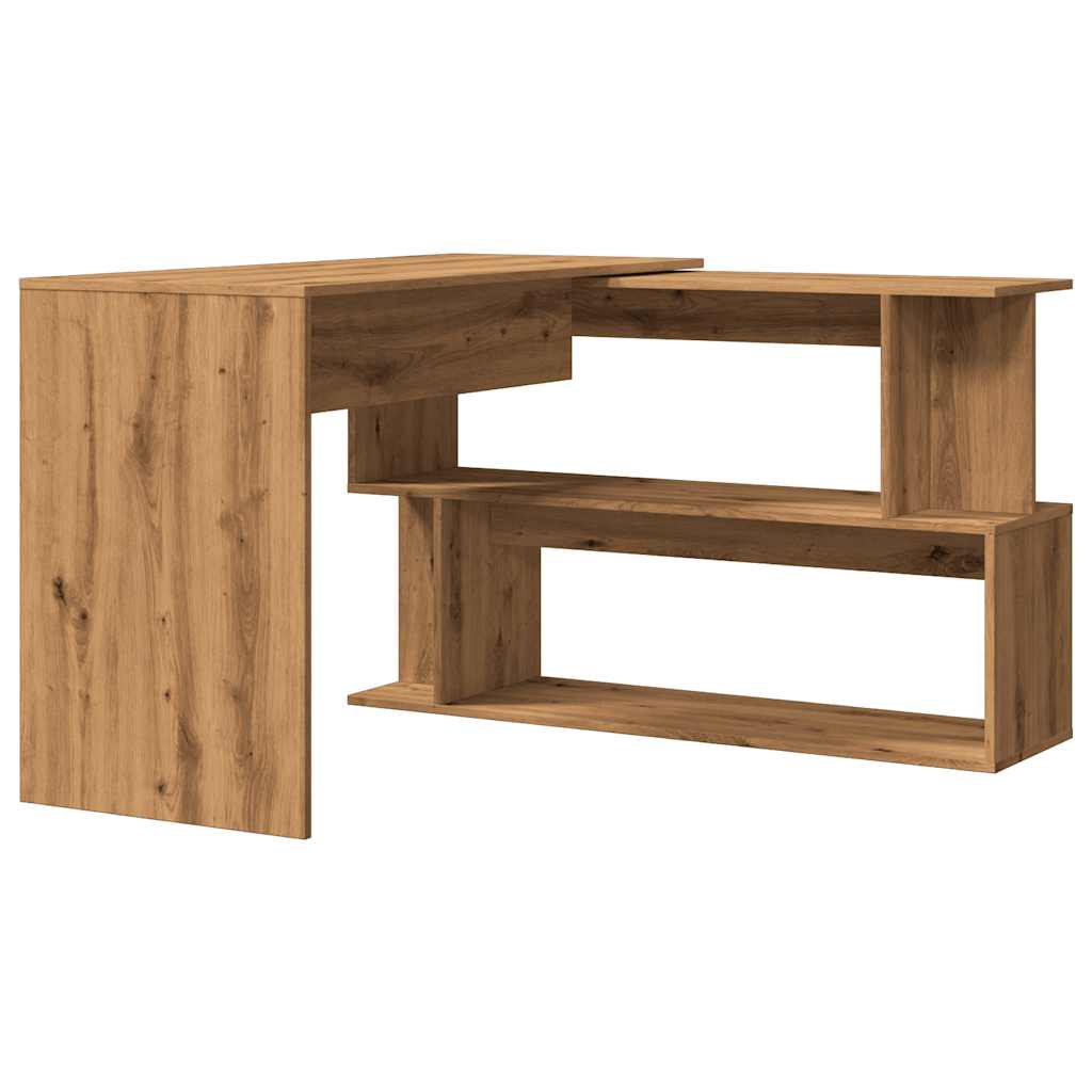 Eckschreibtisch Artisan-Eiche 200,5x50x76 cm Holzwerkstoff