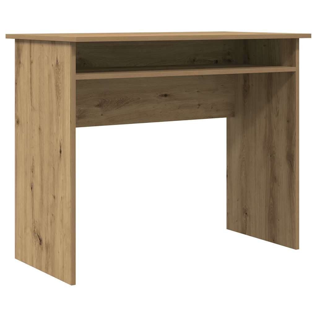 Bureau artisanal en chêne 90x50x74 cm matériau bois