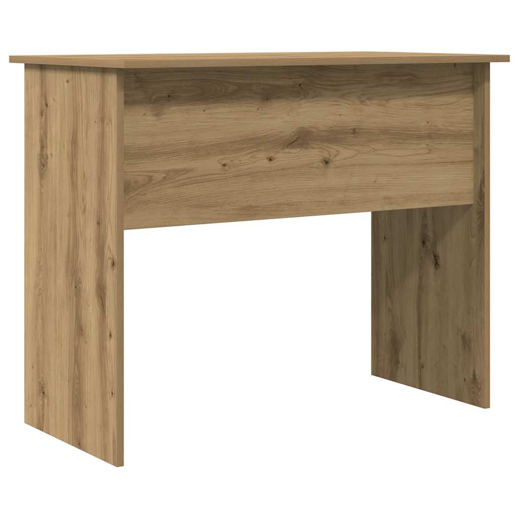 Bureau artisanal en chêne 90x50x74 cm matériau bois