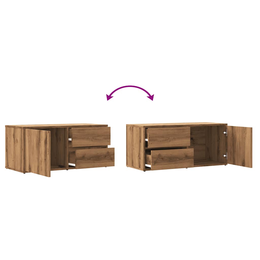 TV-Schrank Artisan-Eiche 80x34x35,5 cm Holzwerkstoff