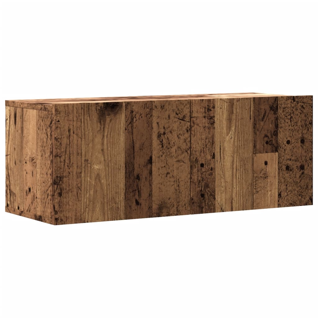 TV-Wandschrank Altholz-Optik 80x30x30 cm Holzwerkstoff