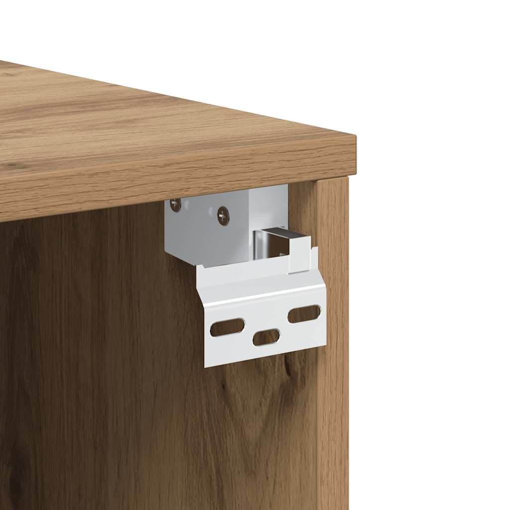 TV wall cabinet Artisan oak 80x30x30 cm wood-based material