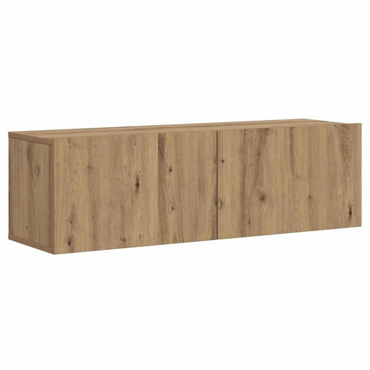 TV wall cabinet Artisan oak 100x30x30 cm wood material