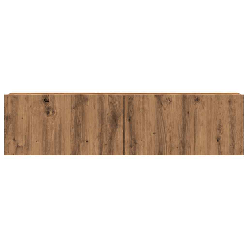 TV-Wandschrank Artisan-Eiche 120x30x30 cm Holzwerkstoff