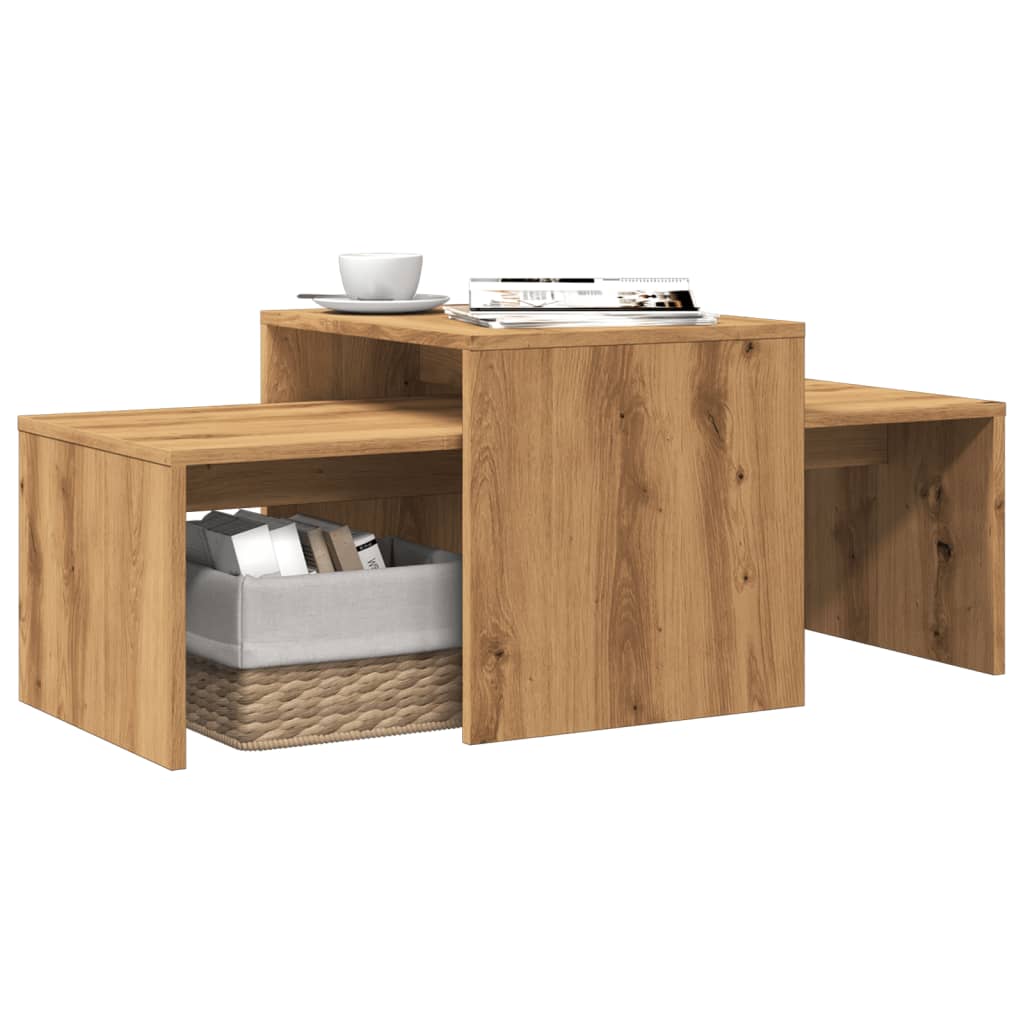 Couchtisch Artisan-Eiche 100x48x40 cm Holzwerkstoff