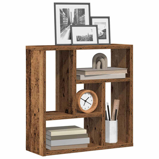 Wall shelf old wood look 45x16x45 cm wood material