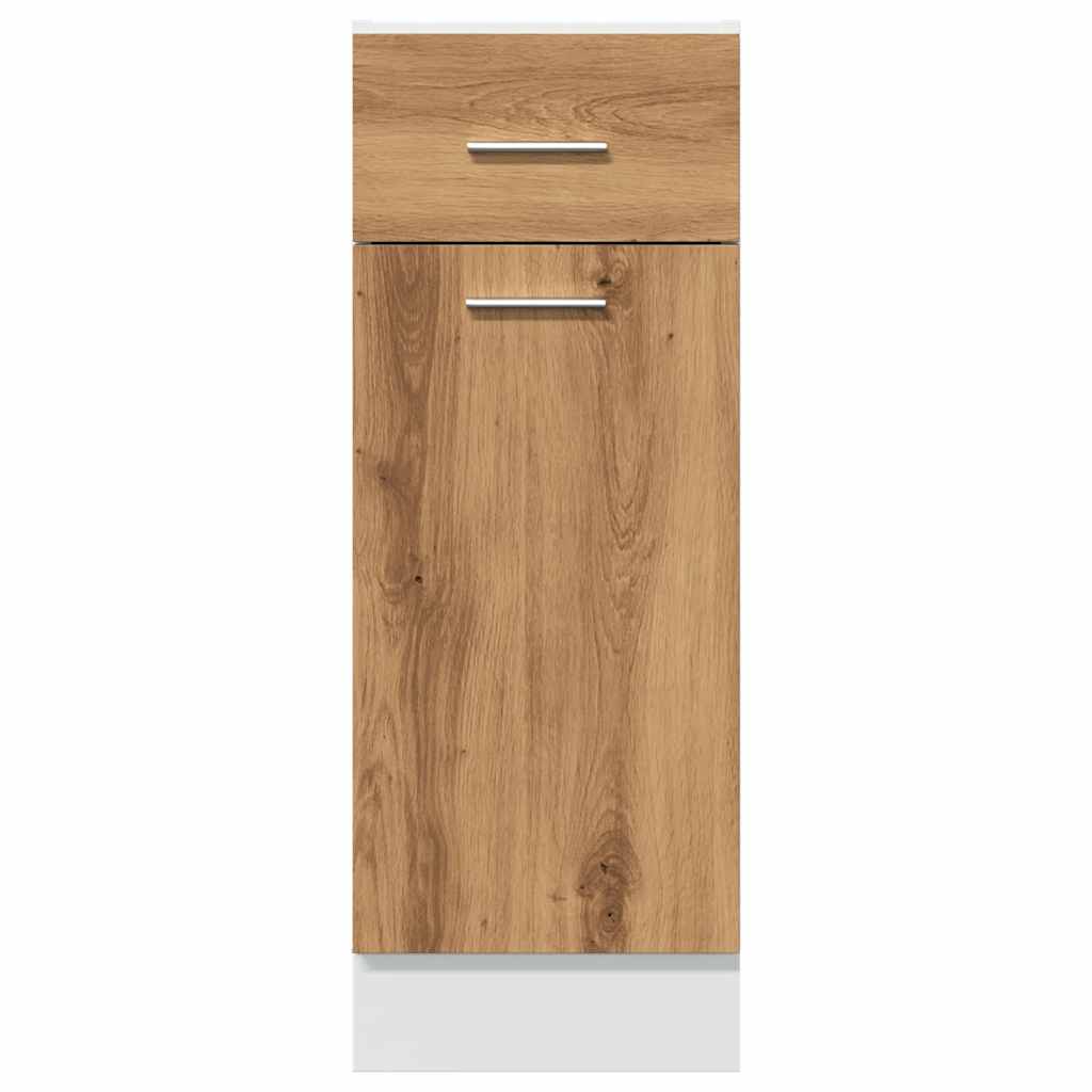 Schubunterschrank Lyon Artisan-Eiche 30x46x81,5 cm Holzwerkstoff