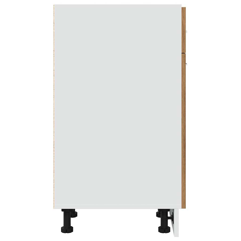 Schubunterschrank Lyon Artisan-Eiche 30x46x81,5 cm Holzwerkstoff