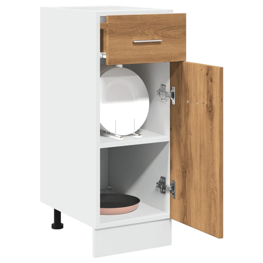 Schubunterschrank Lyon Artisan-Eiche 30x46x81,5 cm Holzwerkstoff