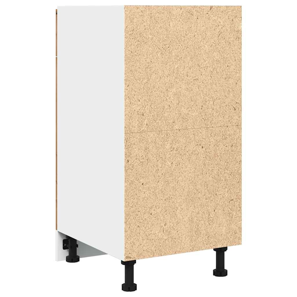 Schubunterschrank Lyon Artisan-Eiche 40x46x81,5 cm Holzwerkstoff