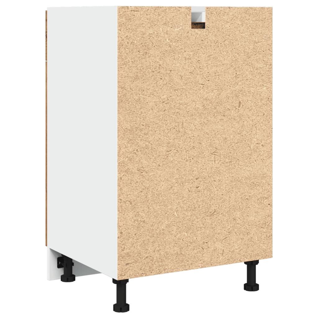 Schubunterschrank Lyon Altholz-Optik 50x46x81,5 cm Holzwerkstoff