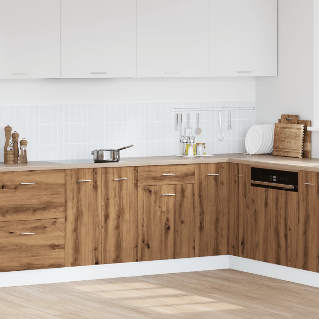 Schubunterschrank Lyon Artisan-Eiche 50x46x81,5 cm Holzwerkstoff