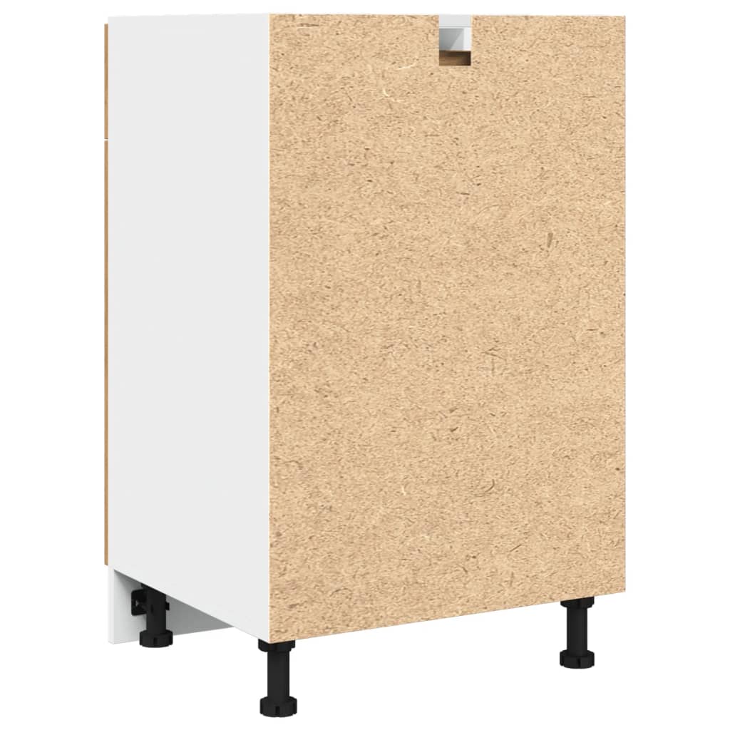 Schubunterschrank Lyon Artisan-Eiche 50x46x81,5 cm Holzwerkstoff