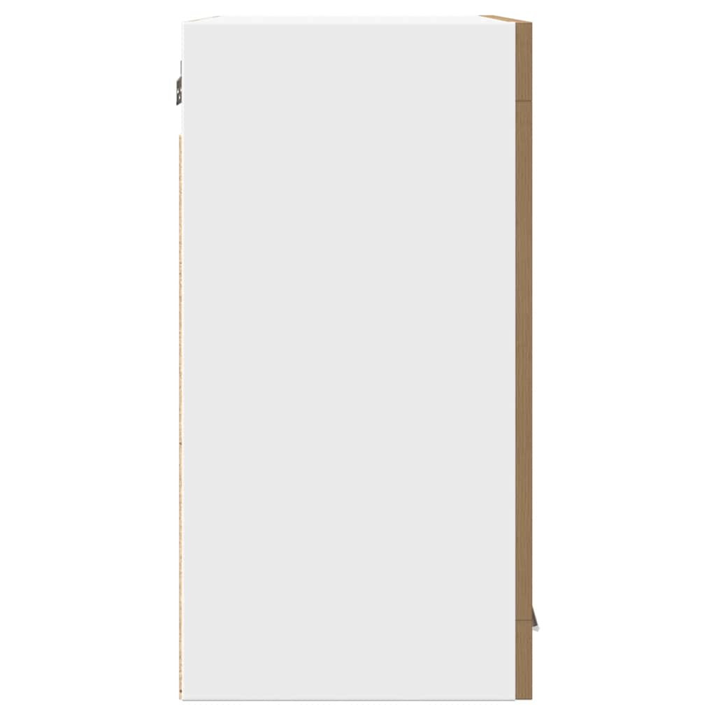 Küchen-Wandschrank Lyon mit Glastüren Artisan-Eiche 60x31x60 cm