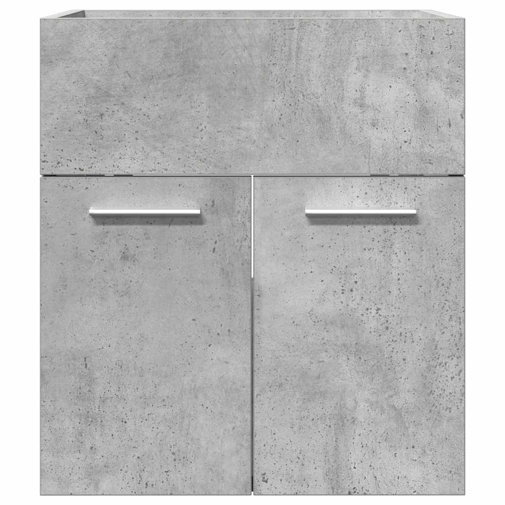 Waschbeckenschrank Betongrau 41x38,5x46 cm Holzwerkstoff