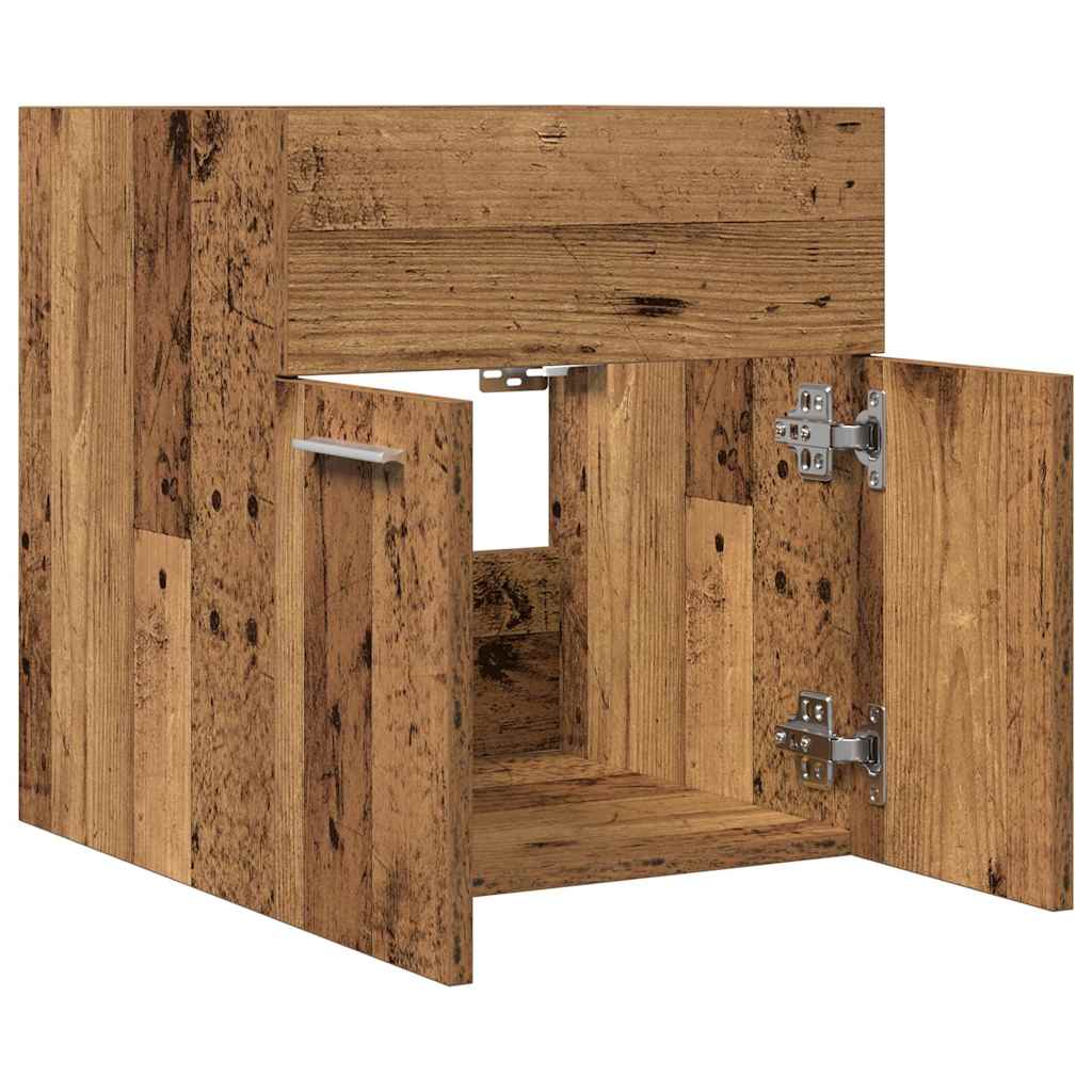 Waschbeckenschrank Altholz-Optik 41x38,5x46 Holzwerkstoff