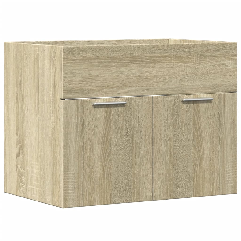 Meuble vasque chêne Sonoma 60x38,5x46cm matière bois