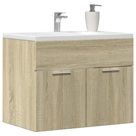 Meuble vasque chêne Sonoma 60x38,5x46cm matière bois