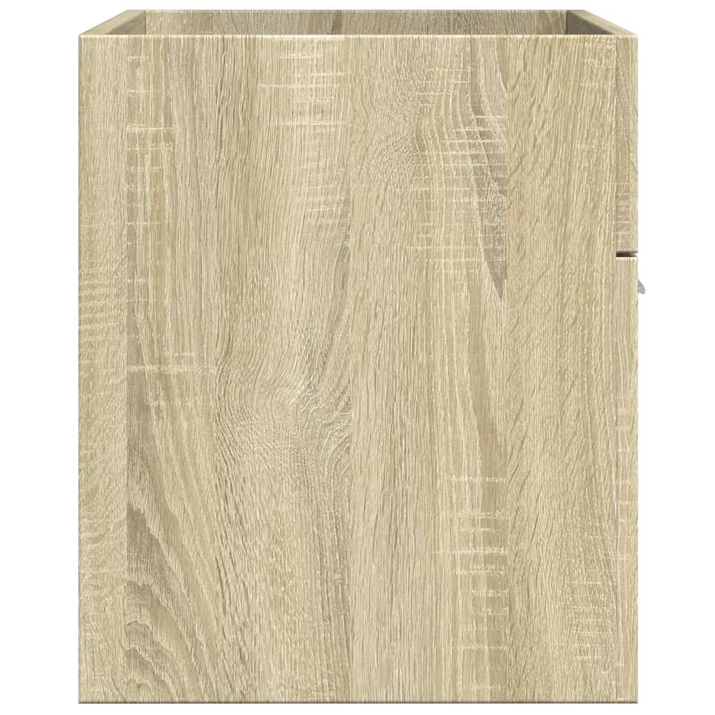 Meuble vasque chêne Sonoma 80x38,5x46cm matière bois