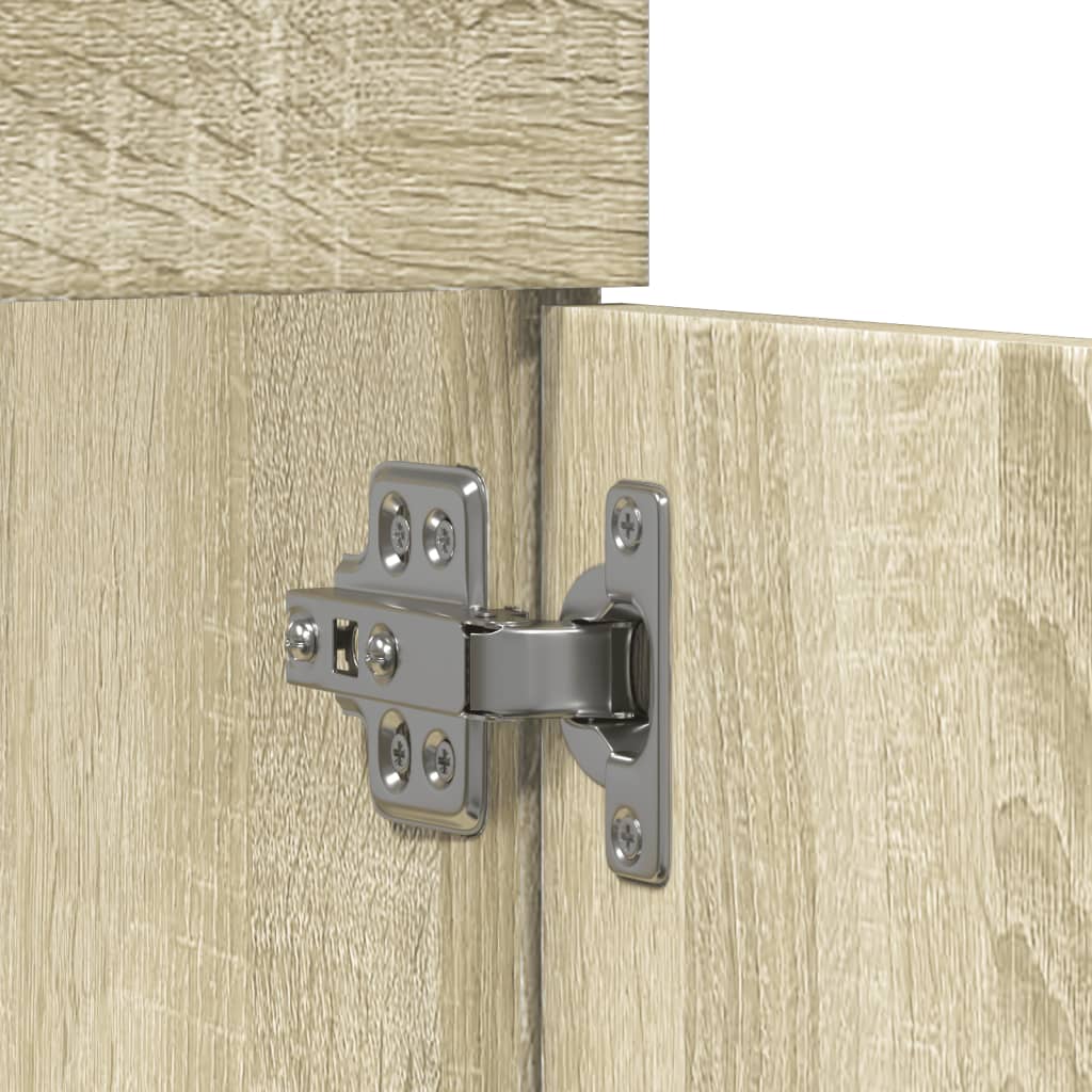 Meuble vasque en chêne Sonoma 90x38,5x46 en matériau bois