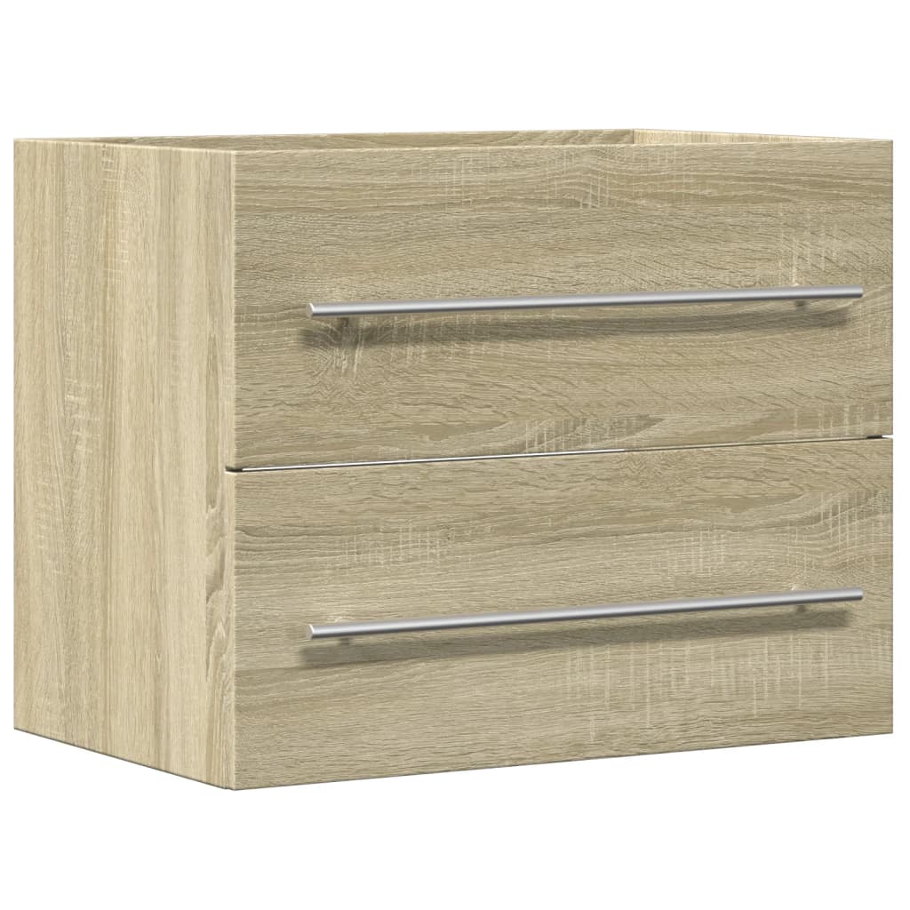 Meuble vasque chêne Sonoma 60x38,5x48cm matière bois