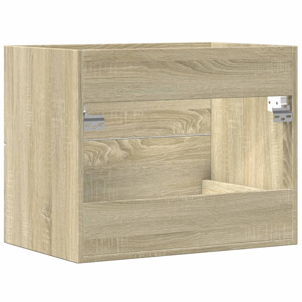 Meuble vasque chêne Sonoma 60x38,5x48cm matière bois