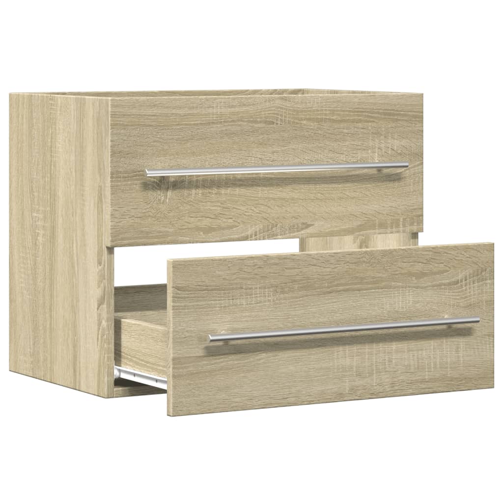 Meuble vasque chêne Sonoma 60x38,5x48cm matière bois