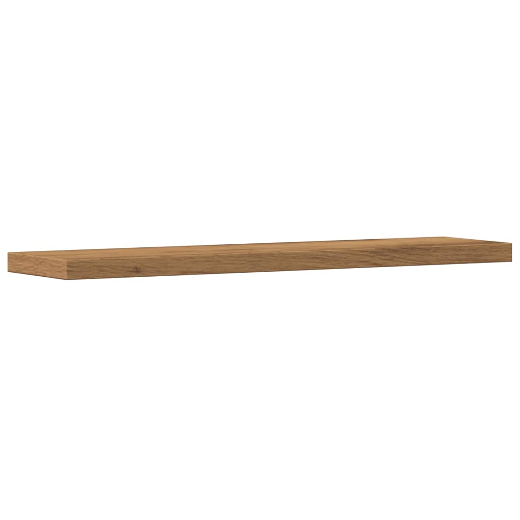 Wall shelves 4 pcs. Artisan oak 40x10x1.5 cm wood material