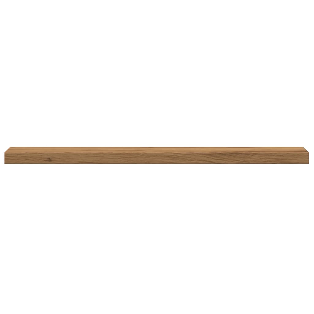 Wall shelves 4 pcs. Artisan oak 40x10x1.5 cm wood material