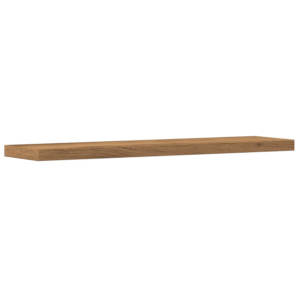 Wall shelves 4 pcs. Artisan oak 40x10x1.5 cm wood material