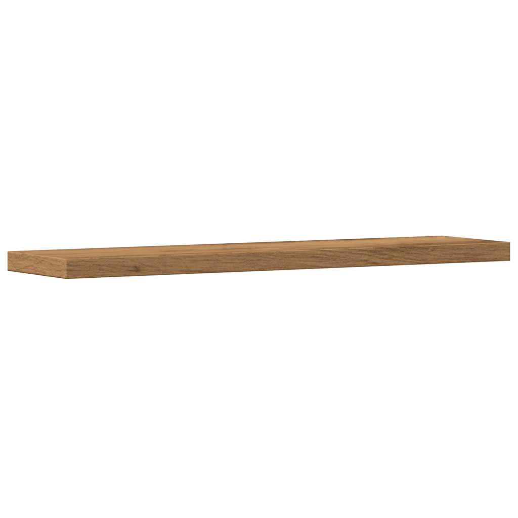 Wall shelves 4 pcs. Artisan oak 40x20x1.5 cm wood material