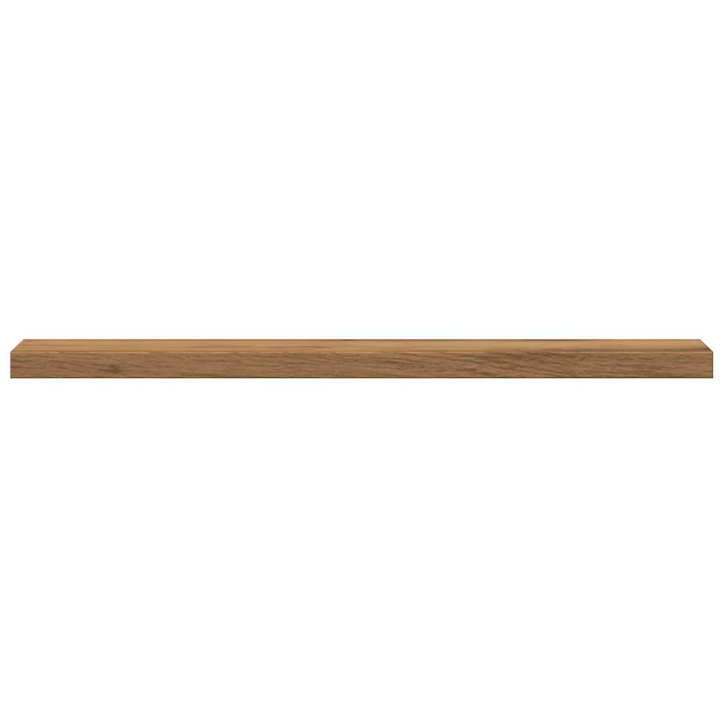 Wall shelves 4 pcs. Artisan oak 40x20x1.5 cm wood material