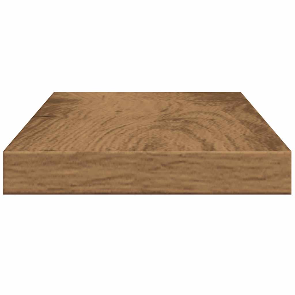 Wall shelves 4 pcs. Artisan oak 40x20x1.5 cm wood material