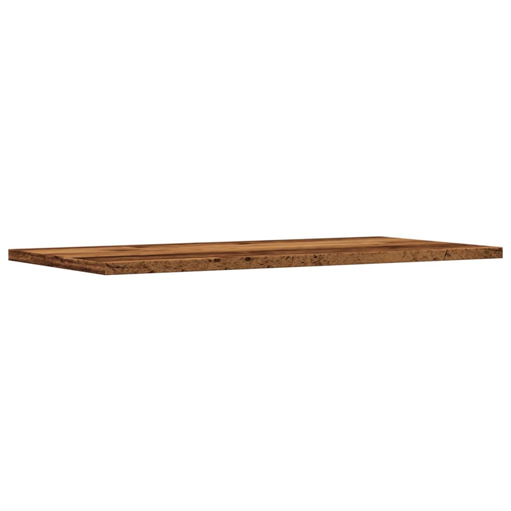Wall shelves 4 pcs. Old wood look 60x30x1.5 cm wood material