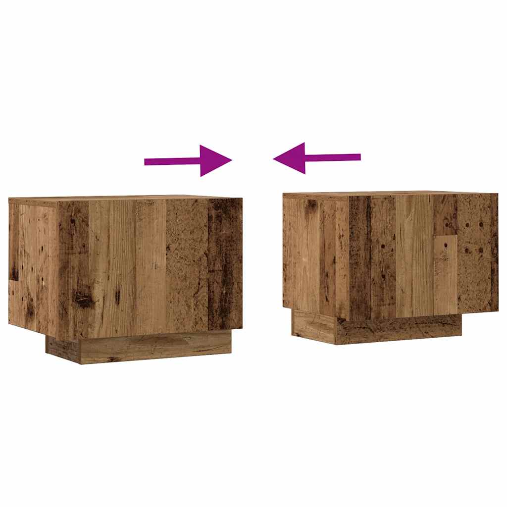 TV-Schrank Altholz-Optik 100x35x40 cm Holzwerkstoff