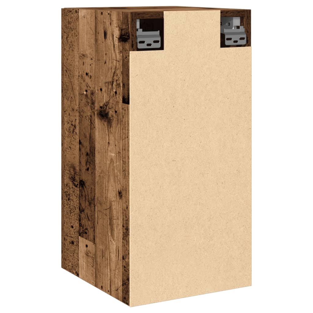 Meubles TV 2 pièces. Aspect bois de récupération 30,5x30x60 cm.