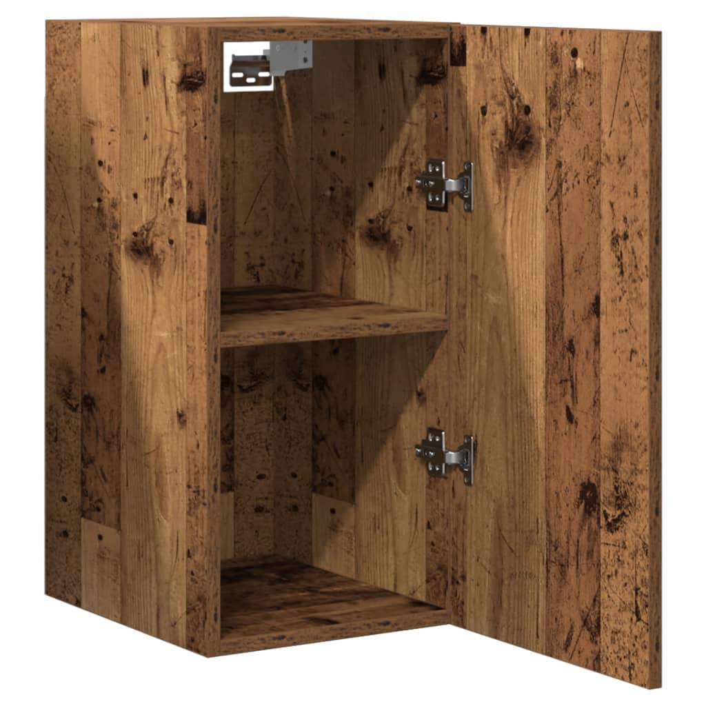 Meubles TV 2 pièces. Aspect bois de récupération 30,5x30x60 cm.