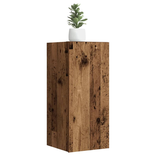 Meubles TV 2 pièces. Aspect bois de récupération 30,5x30x60 cm.