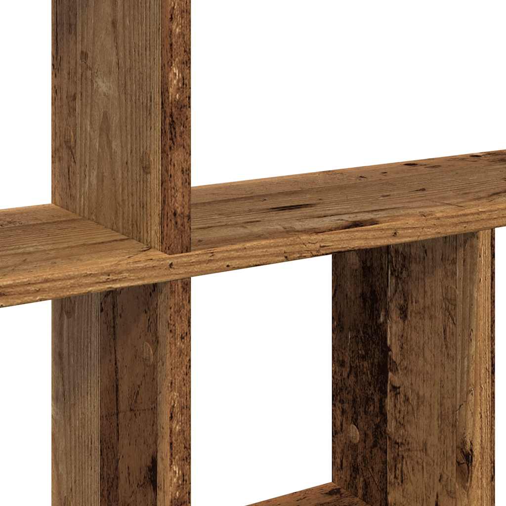 Wall shelf old wood look 100x18x53 cm wood material